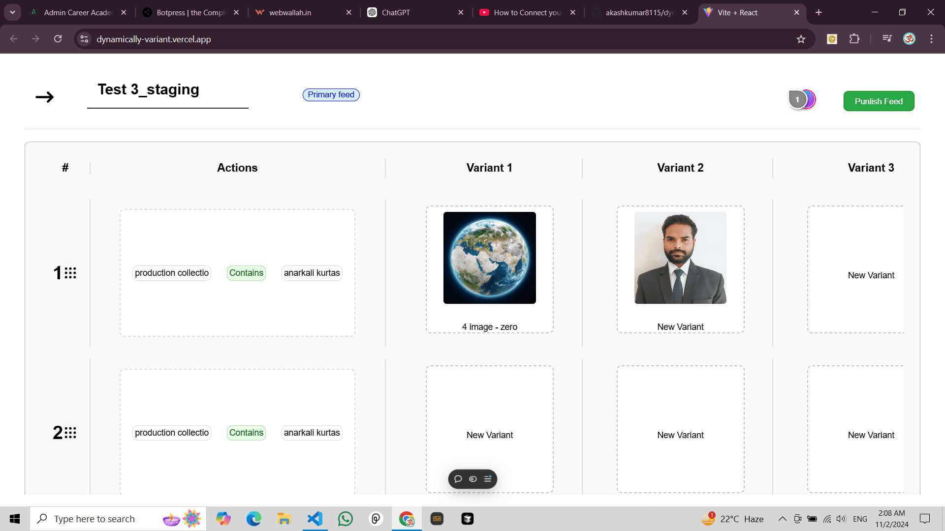 Custom Client Engineering project preview